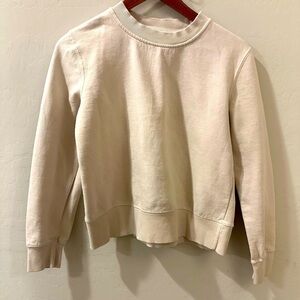 ZARA cream sweatshirt size small